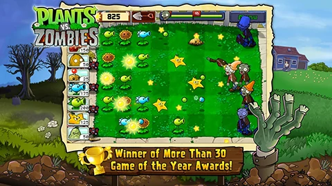 Plants vs. Zombies game screenshot