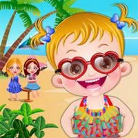 Baby Hazel Beach Party game screenshot