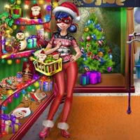Dotted Girl Christmas Shopping game screenshot