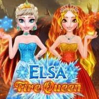 Elsa Fire Queen game screenshot