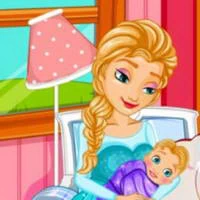Elsa Gives Birth game screenshot