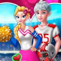 Elsa Highschool Crush game screenshot
