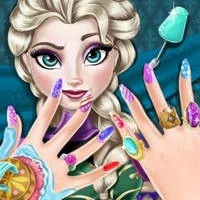 Ice Queen Nails Spa game screenshot