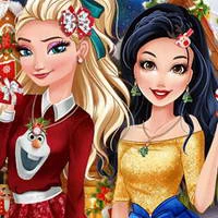 Princesses In Christmasland game screenshot