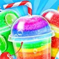Rainbow Frozen Slushy Truck - Summer Desserts game screenshot