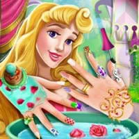 Sleeping Princess Nails Spa game screenshot