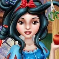 Snow White Real Haircuts game screenshot