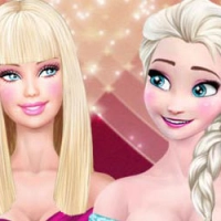 super_model_elsa_and_barbie Games