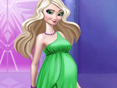 Future mom salon Elsa game screenshot