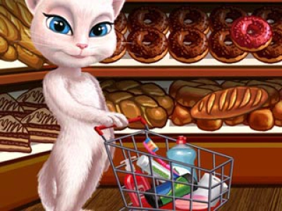 Talking Angela great shopping game screenshot